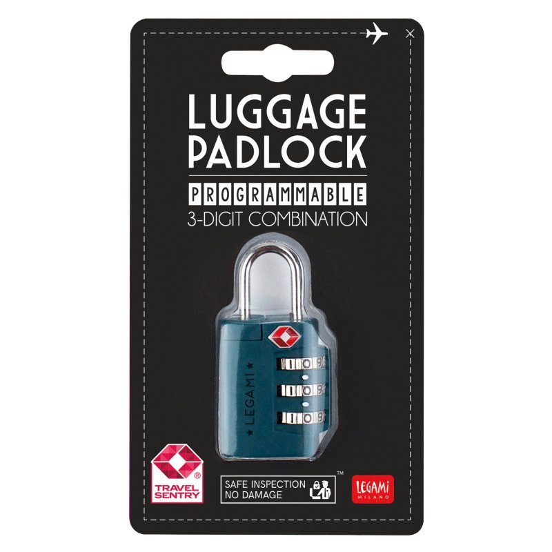 Legami Luggage Padlock in box