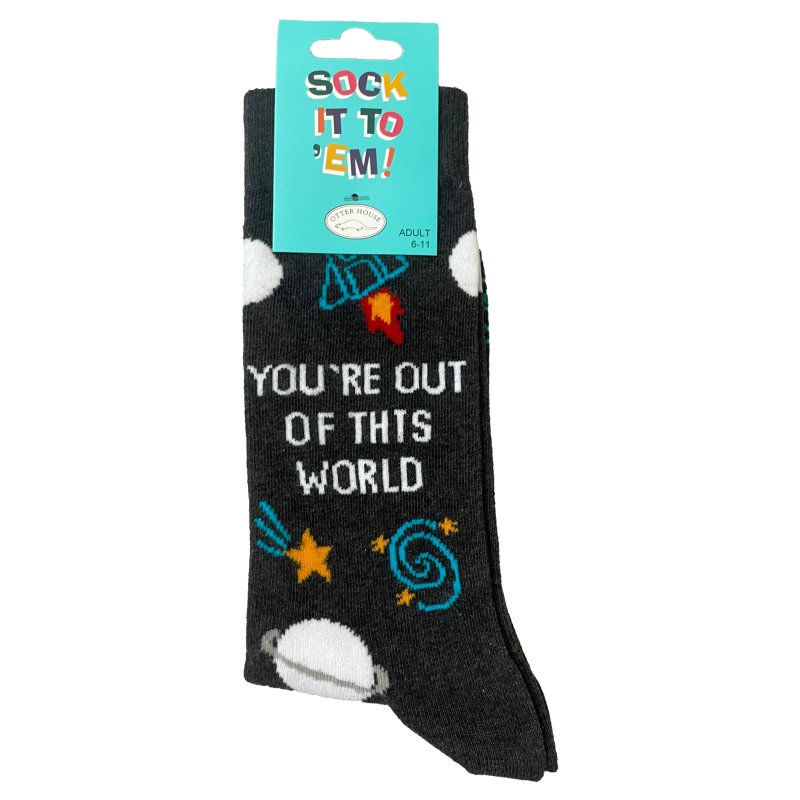 Otter House Out Of This World Socks