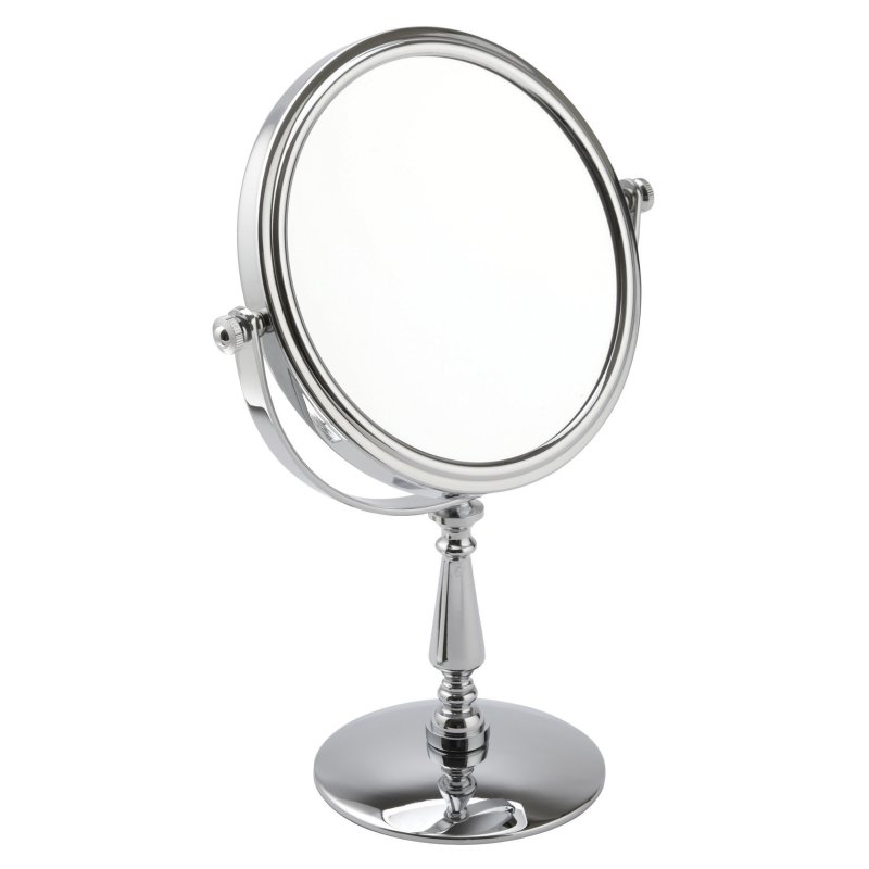 Chrome Round 5x Magnifying Mirror