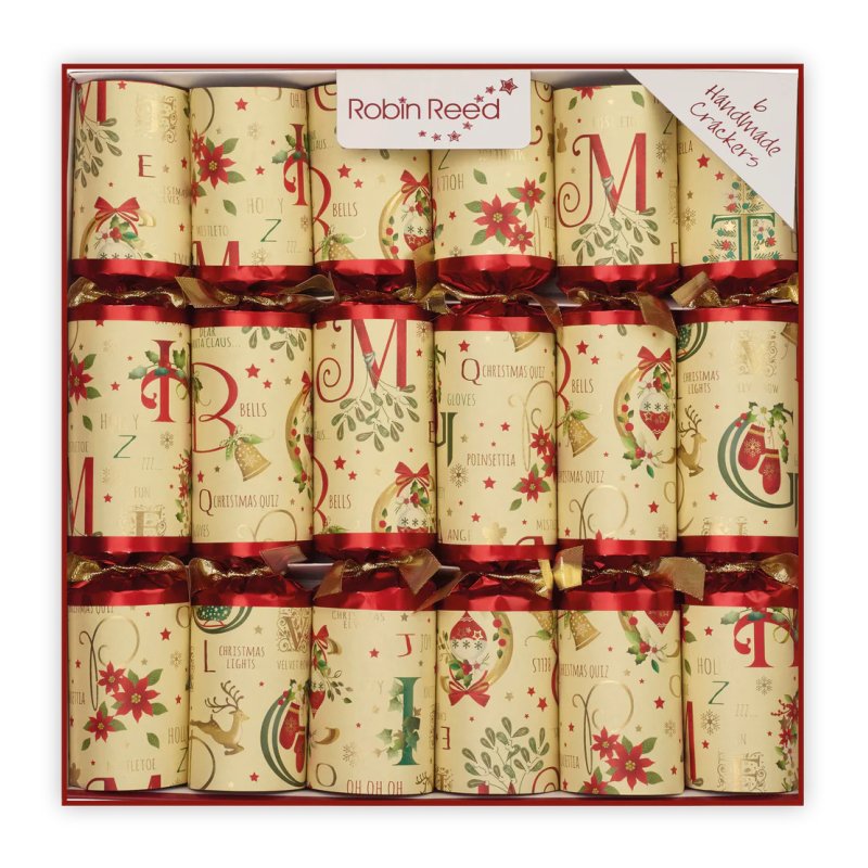 Robin Reed Holiday Time Box Of 6 Crackers