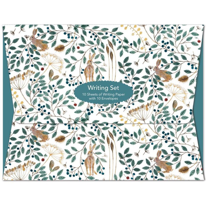 Hares And Berries Writing Set packaging