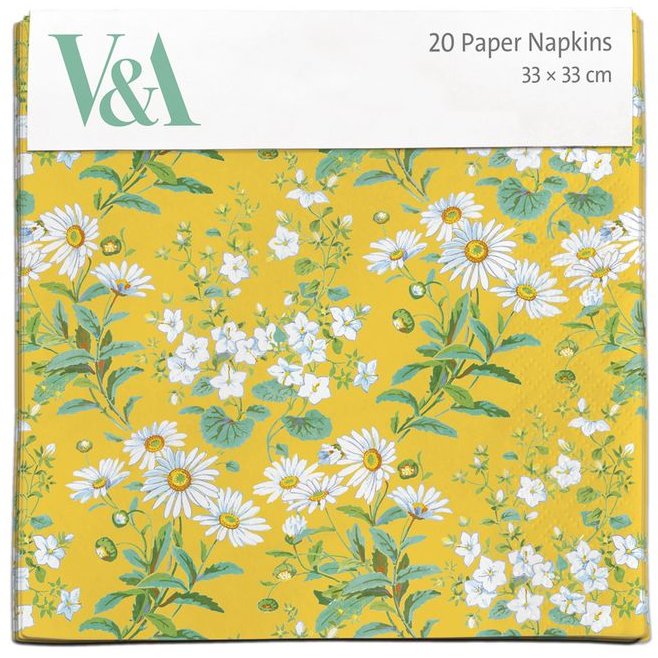 Yellow Daisies 20 Pack Of Paper Napkins