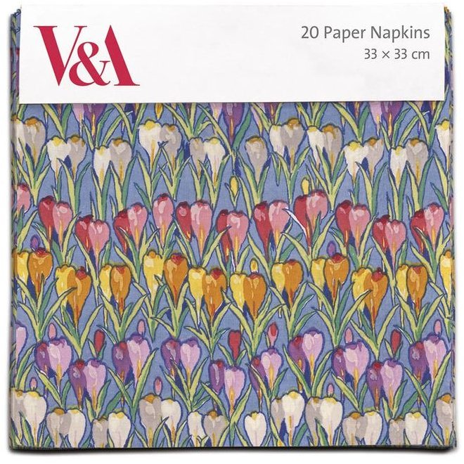 Rows Of Crocuses 20 Pack Of Paper Napkins