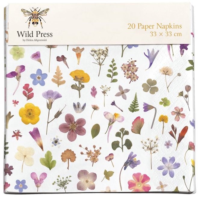 Flower Meadow 20 Pack Of Paper Napkins