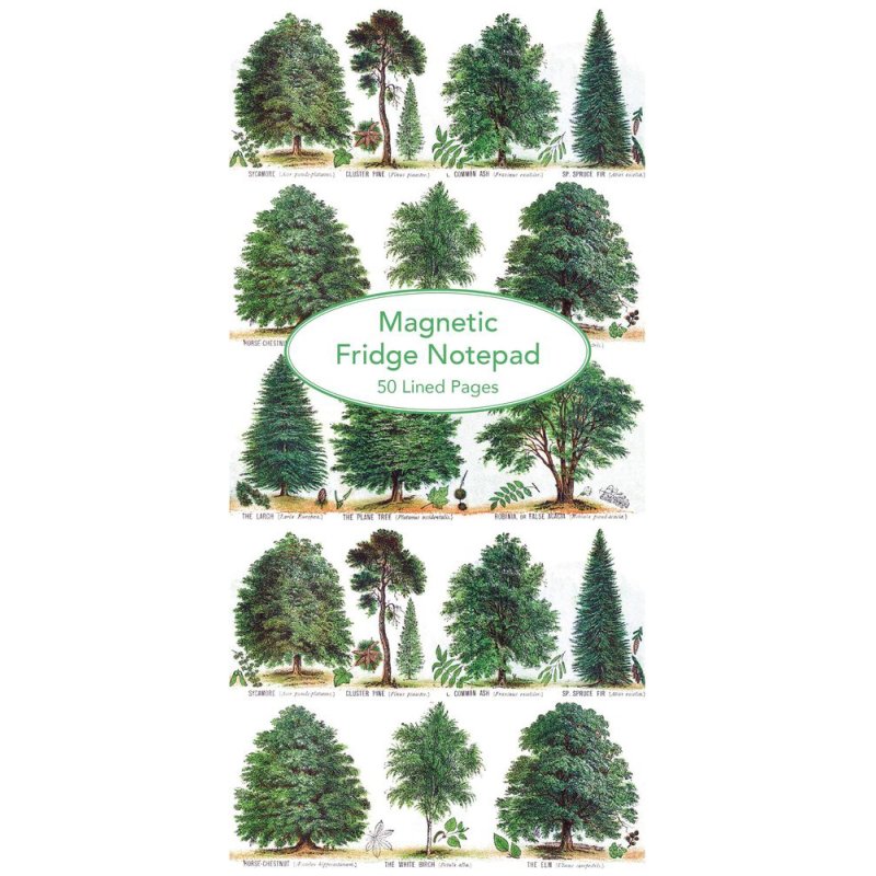 Our British Forest Trees Magnetic Notepad cover