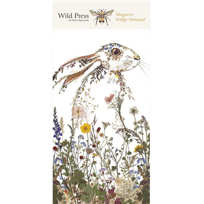 Wildflower Hare Magnetic Notepad cover
