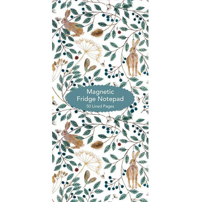 Hares And Berries Magnetic Notepad cover