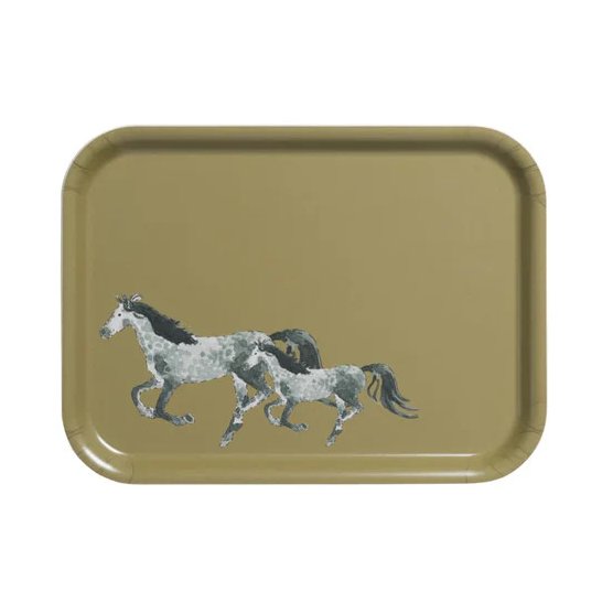 Sophie Allport Grey Horse Small Serving Tray