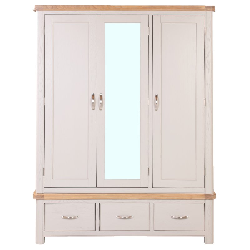 Gloucester Painted Triple Door Wardrobe