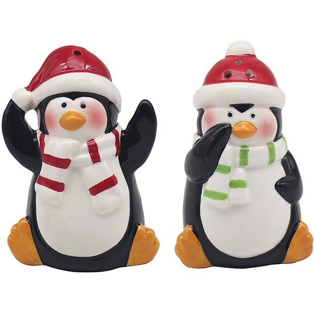 Christmas Salt And Pepper Penguins