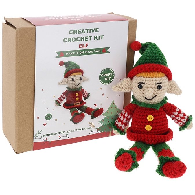 Creative Crochet Kit Christmas Elf