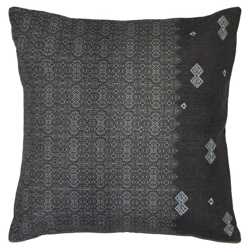 Bedeck Of Belfast 50x50cm Kurra Cushion Charcoal