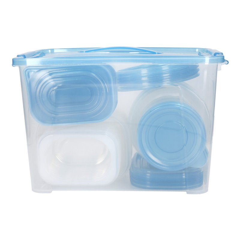 KitchenCraft 50-Piece Plastic Meal Prep Container Set