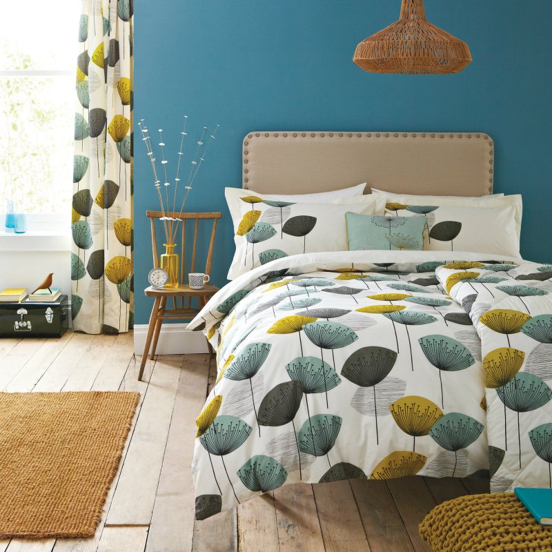 Sanderson Options Dandelion Clocks Duvet Cover Set Chaffinch