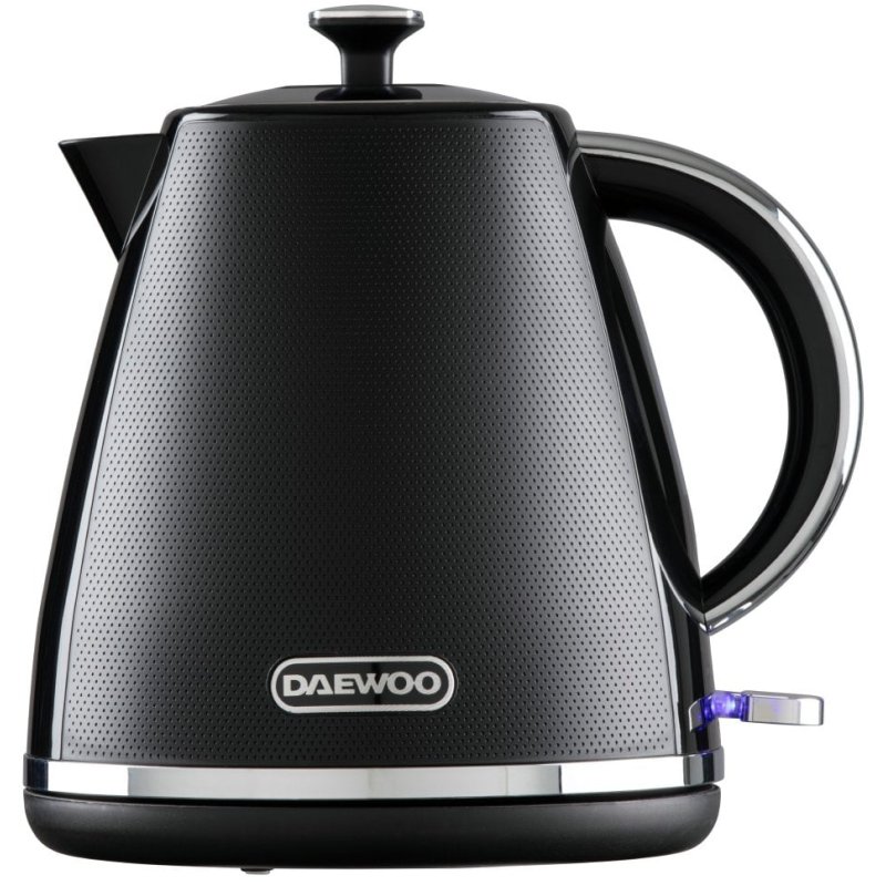 Daewoo Stirling 1.7L Pyramid Kettle Black