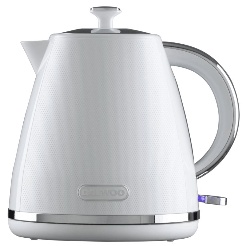 Daewoo Stirling 1.7L Pyramid Kettle White