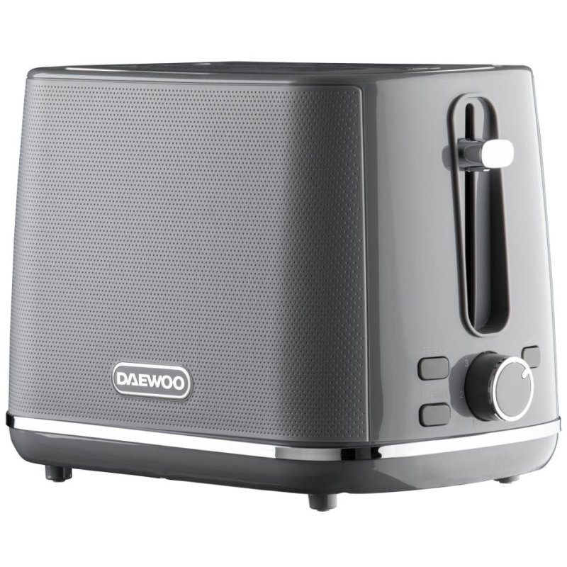 Daewoo Stirling 1.7L 2 Slice Toaster Grey