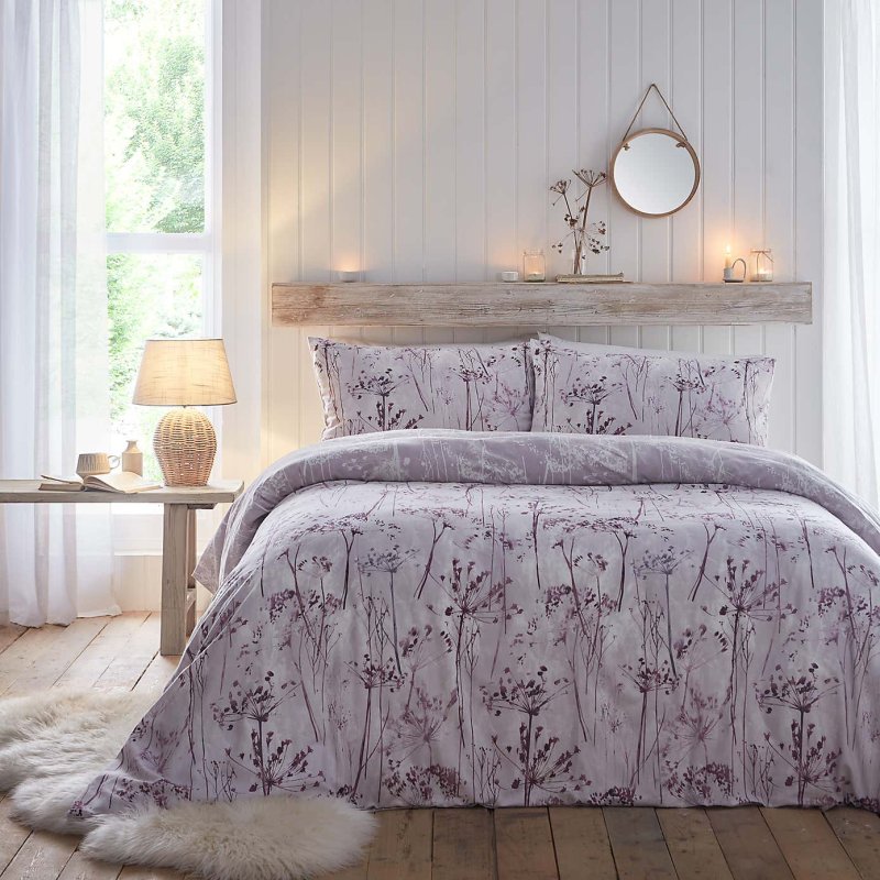 Drift Home Damson Azalea Duvet Cover Set