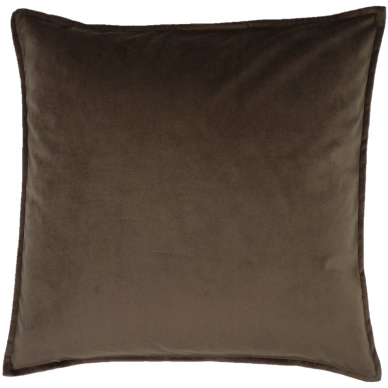 Norfolk & Co Velvet Sandhurst Cushion Nutmeg