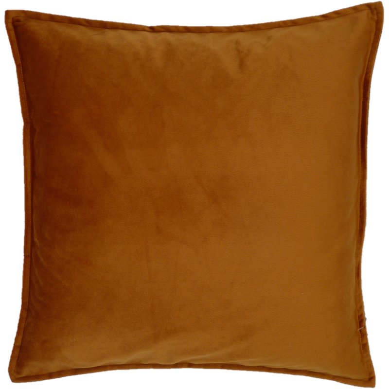 Norfolk & Co Velvet Sandhurst Cushion Pumpkin