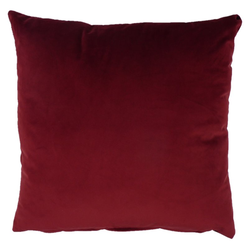 Norfolk & Co Opulence Burgundy Velvet Cushion