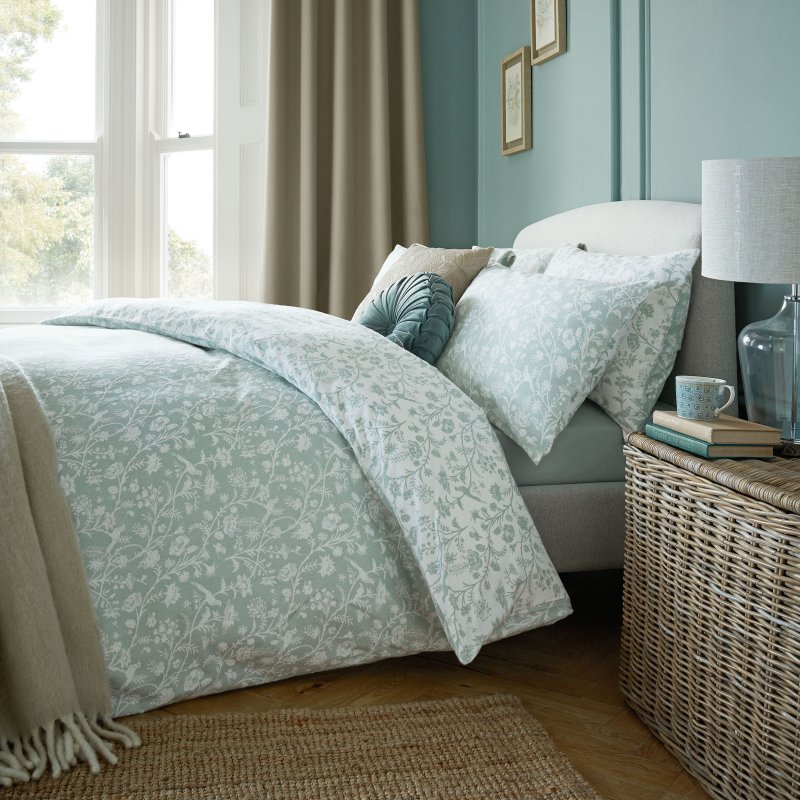 Laura Ashley Shepherds Purse Seaspray Duvet Cover Set lifestyle