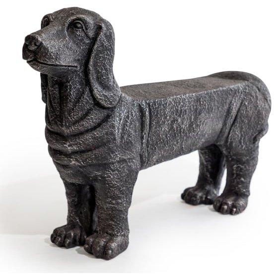 McGowan Rutherford Medium Black Dog Bench