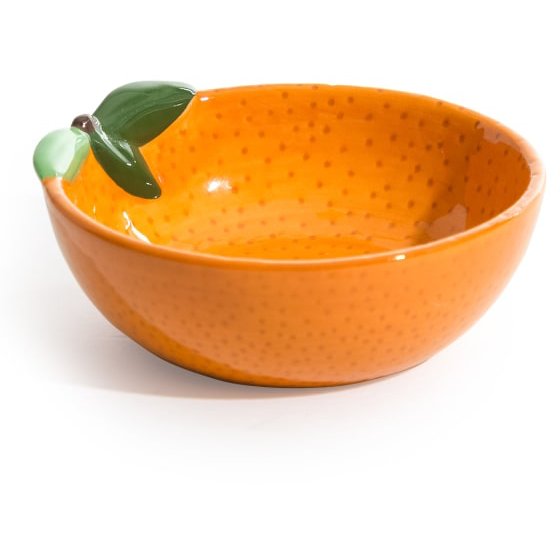 McGowan Rutherford Ceramic Orange Storage Bowl