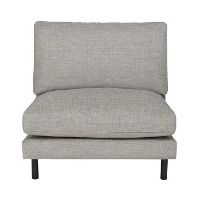 Ercol Forli Grand Sofa Single Seat No Arm front on image of the seat on a white background