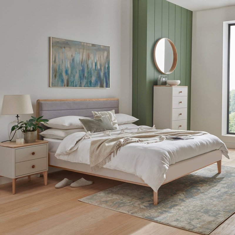 Anders Cashmere Bed Frame lifestyle image of the bed