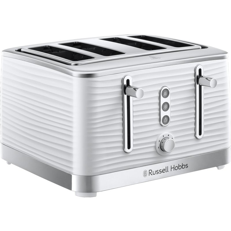 Russell Hobbs Inspire White 4 Slice Toaster