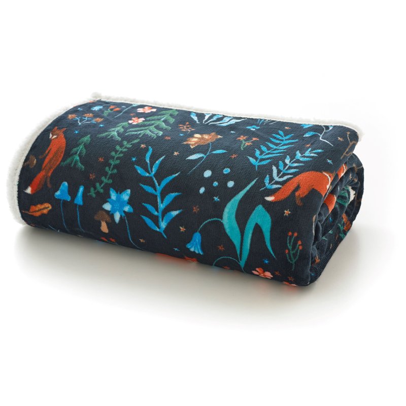 Deyongs Fox & Florals Throw