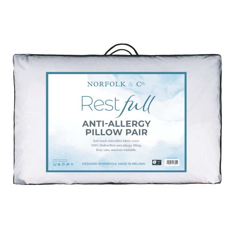 Norfolk & Co Restfull Anti Allergy Pillow Pair