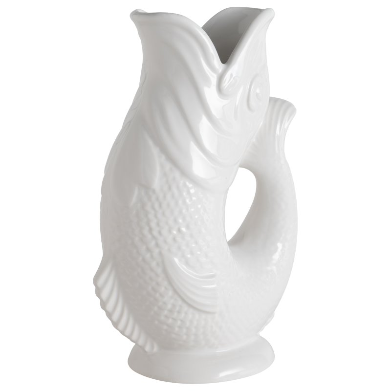 The Original Gurgle Jug In White