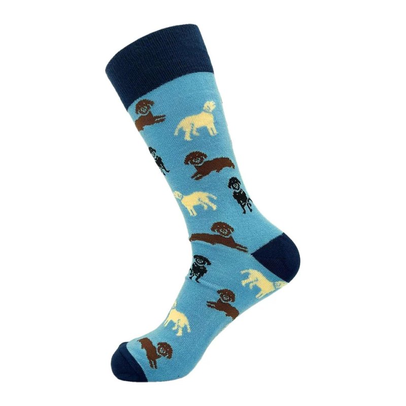 Eco Chic Blue Labrador Eco-Friendly Bamboo Socks