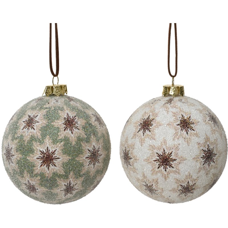 Kaemingk Green decorative polyfoam bauble