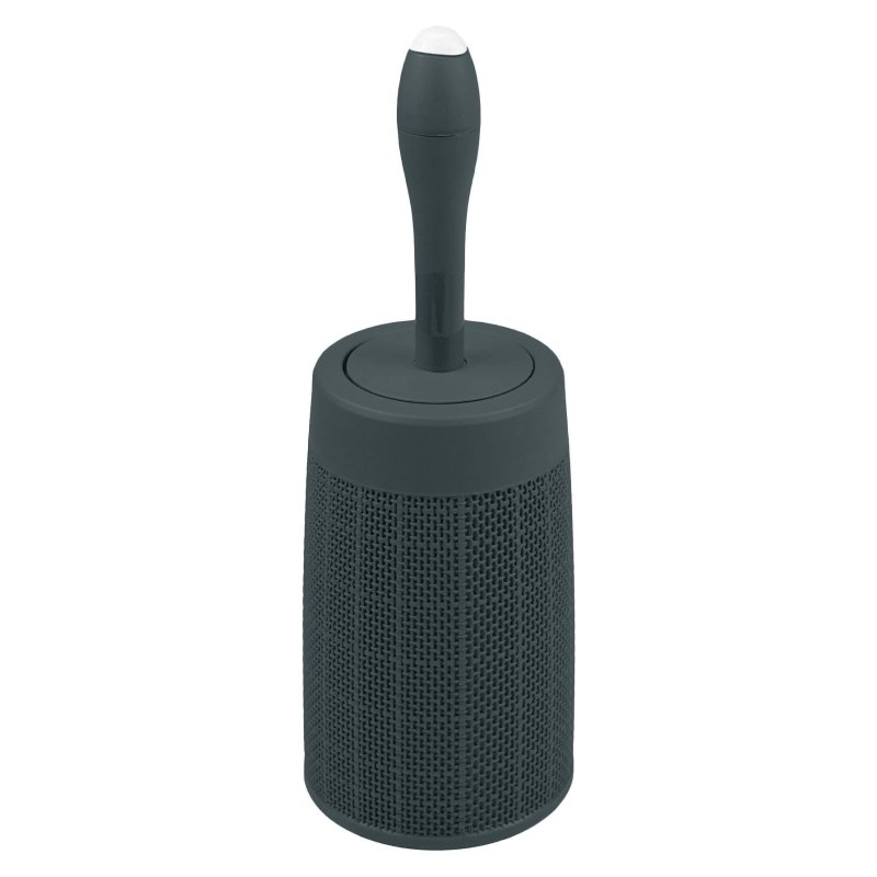 Addis Faux Hessian Charcoal Round Toilet Brush