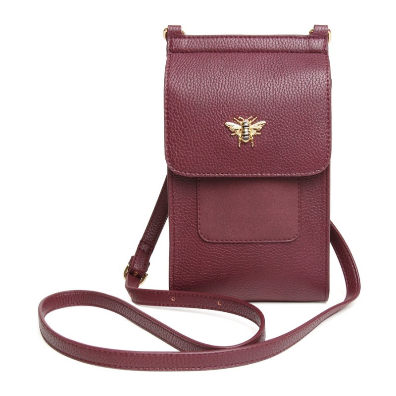 Alice Wheeler Mini Bloomsbury CrossBody Bag Fig