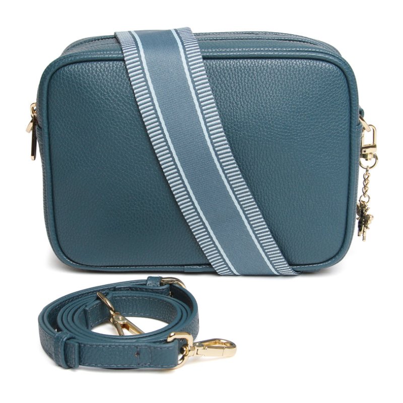 Alice Wheeler Soho Camera CrossBody Bag Teal