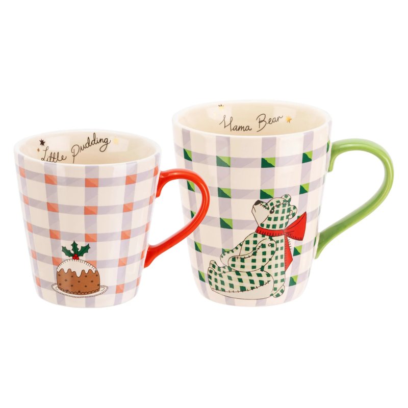 Cath Kidston Christmas Set Of 2 Stanley Mugs