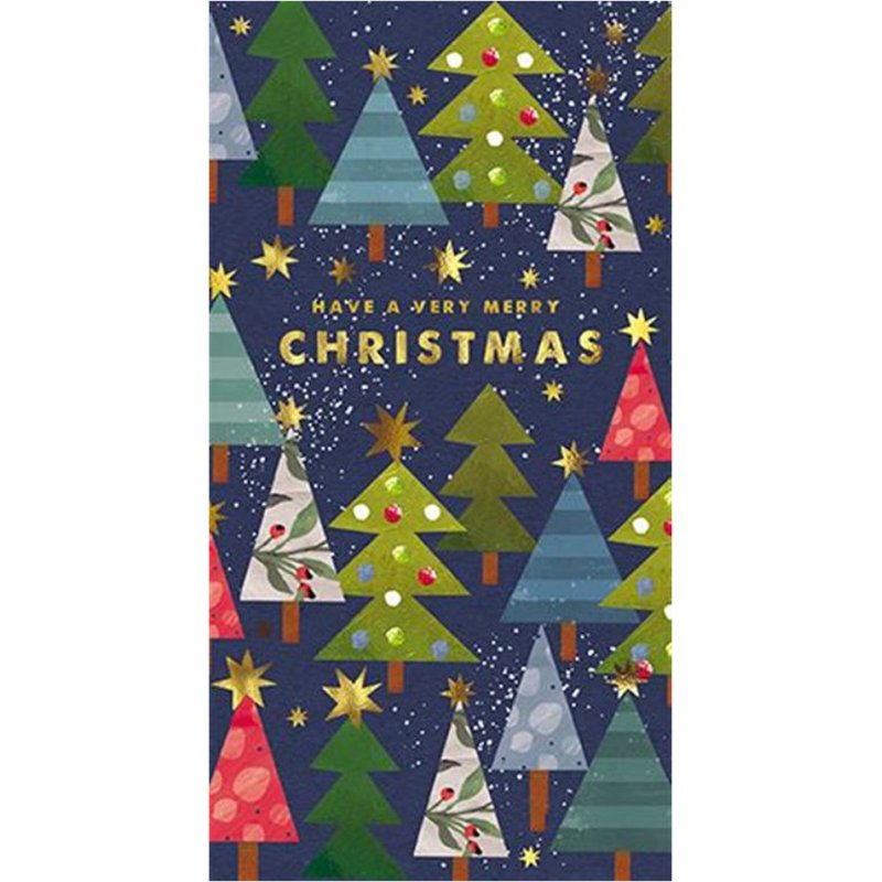 Paper House Christmas Trees Cards