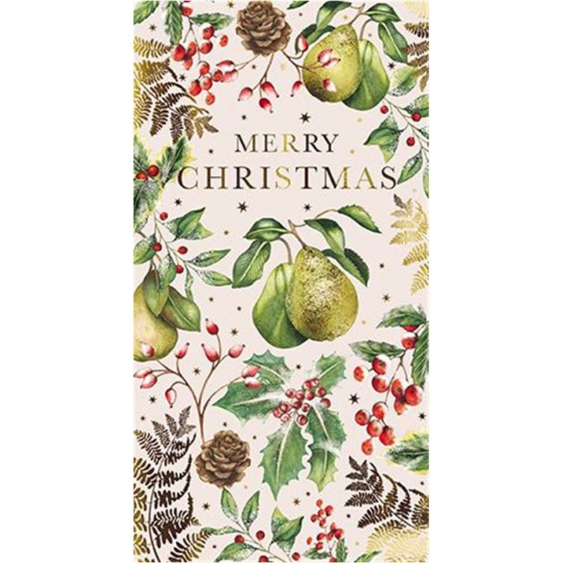 Paper House Pears And Christmas Foliage Cards