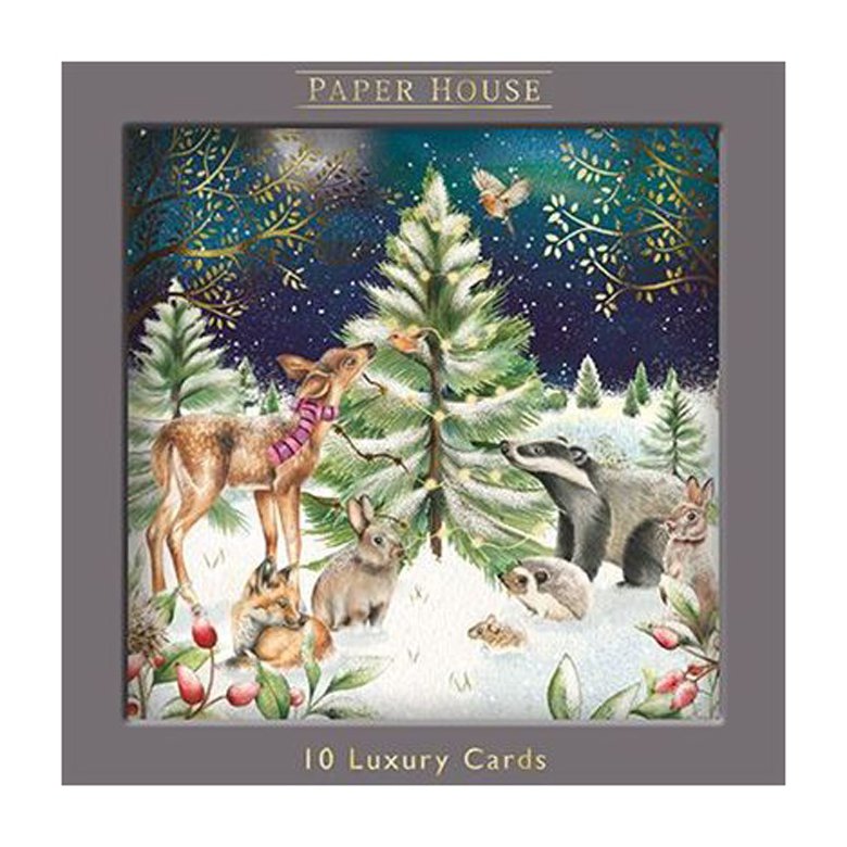 Charity Christmas Forest Animals Cards