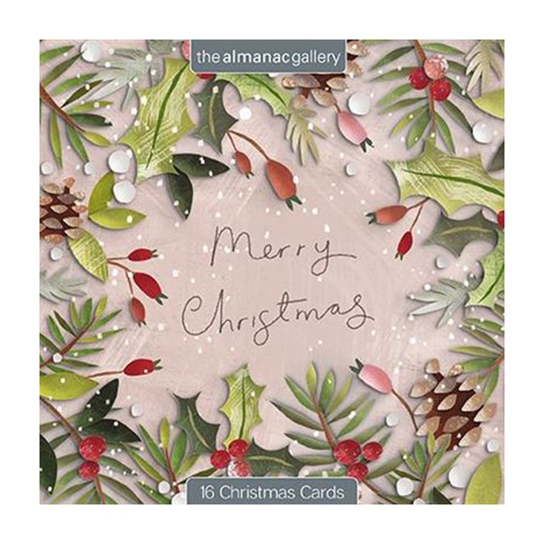 Charity Wreath & Holly And Pinecones Cards