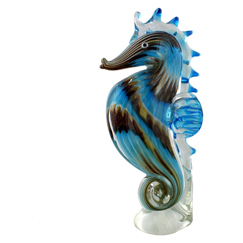 Widdop Objets d'art Glass Figurine Seahorse