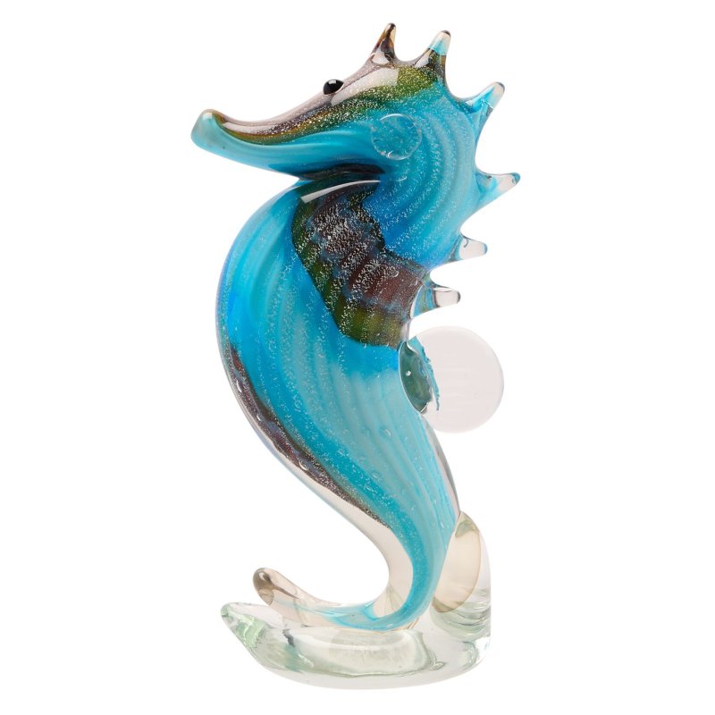 Widdop Objets d'art Miniature Glass Figurine Seahorse