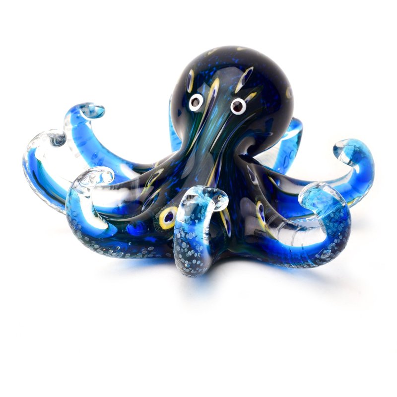 Widdop Objets d'art Glass Figurine Octopus