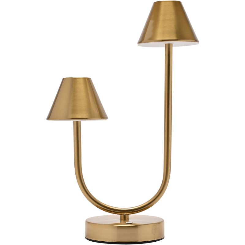 Hestia Bronze USB Touch Double Light Table Lamp