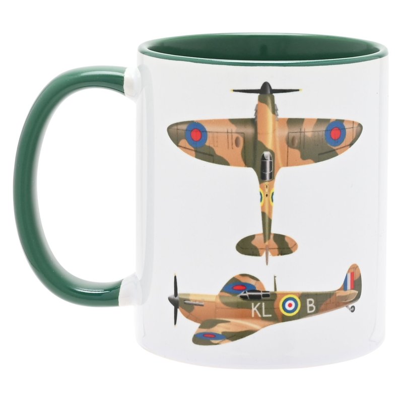 Widdop RAF Printed Mug Spitfire