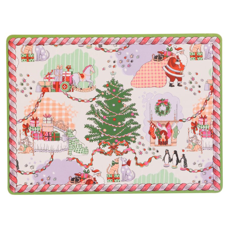 Cath Kidston Christmas Set Of 4 Placemats And Coasters placemat design